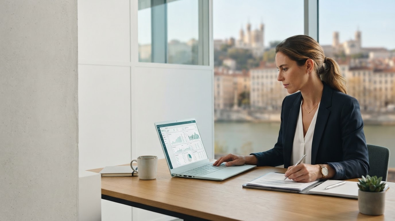 Frugacelle tableau de bord d'analyse de données financières